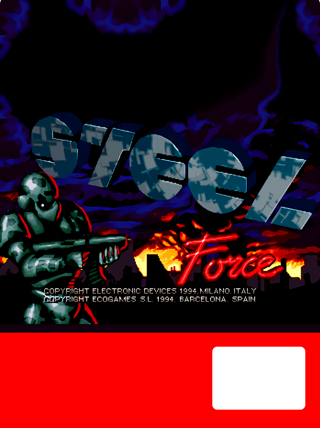 Steel Force Arcade Game Cover